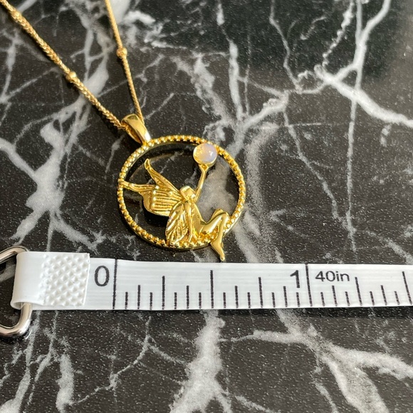 18K Gold Plated Fairy Necklace - Picture 2 of 3